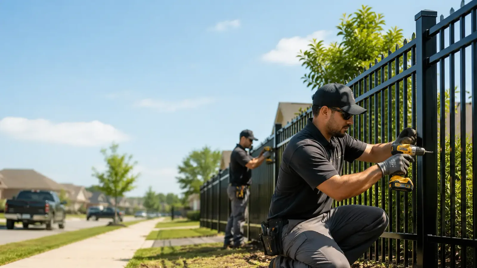 Metal Fence Installation in Summers, AR